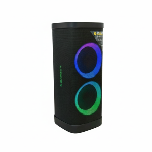Corneta Inalámbrica Bakzer Gold BK-G890 | 1600W | Doble Woofer 8" | Bluetooth y Luces LED