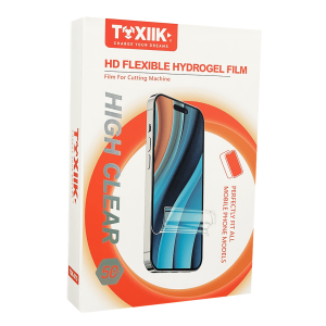 Lámina de Hidrogel HD Toxiik TOK-075 | Alta Claridad (High Clear) | Flexible y Auto-reparable | Compatible con Todos los Modelos