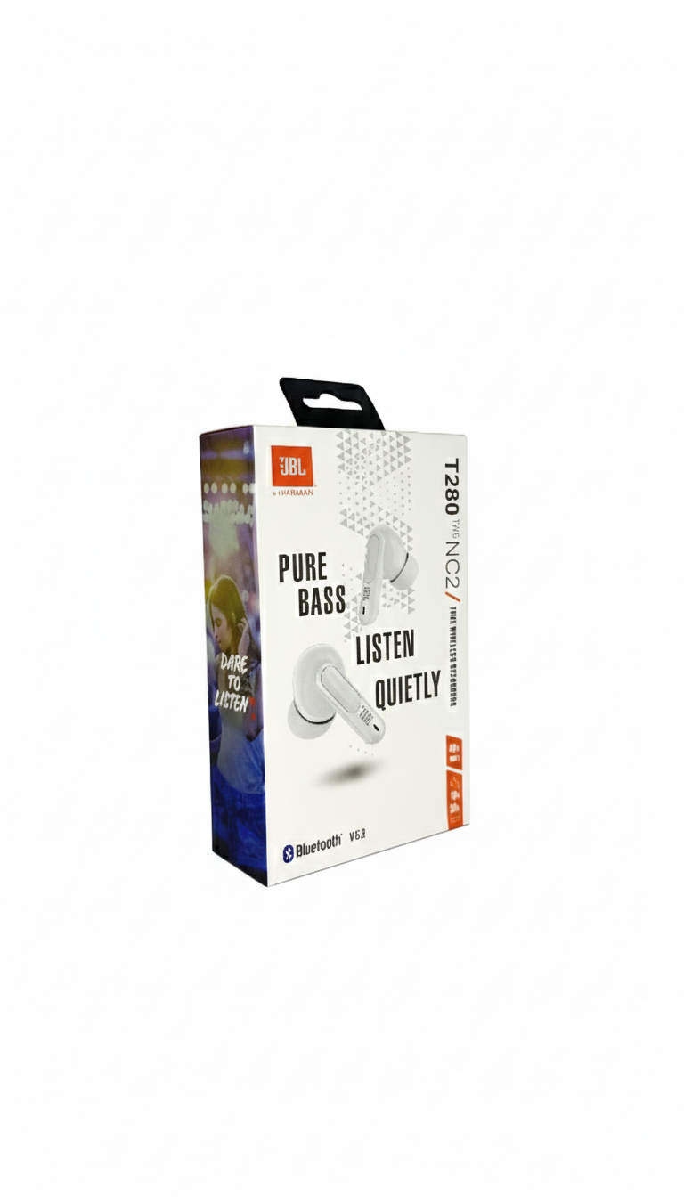 Audífonos Inalámbricos JBL T280 TWS NC2 - Pure Bass & Bluetooth V5.3