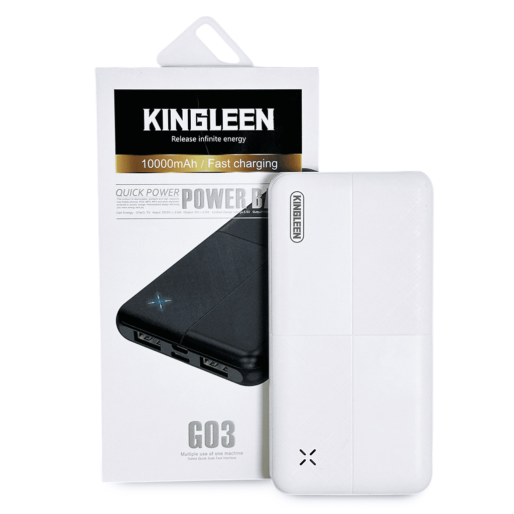 Power Bank Kingleen 10000mAh G03 - Batería Externa Fast Charging
