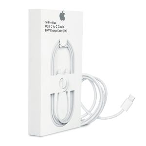 Cable Apple USB-C a USB-C (1m) - 60W Charge Cable para iPhone 16 Pro Max