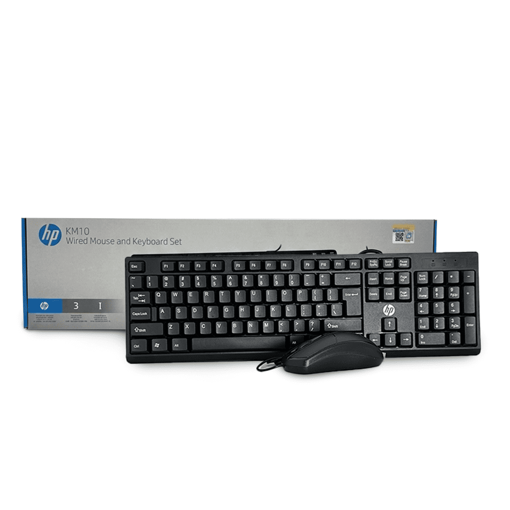 Set de Teclado y Mouse Alámbrico HP KM10