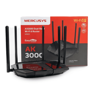 Router Inalámbrico Mercusys MR80X AX3000 Dual-Band Wi-Fi 6