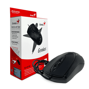 Mouse Óptico Genius DX-110 (G-4110) USB - Diseño Ambidiestro