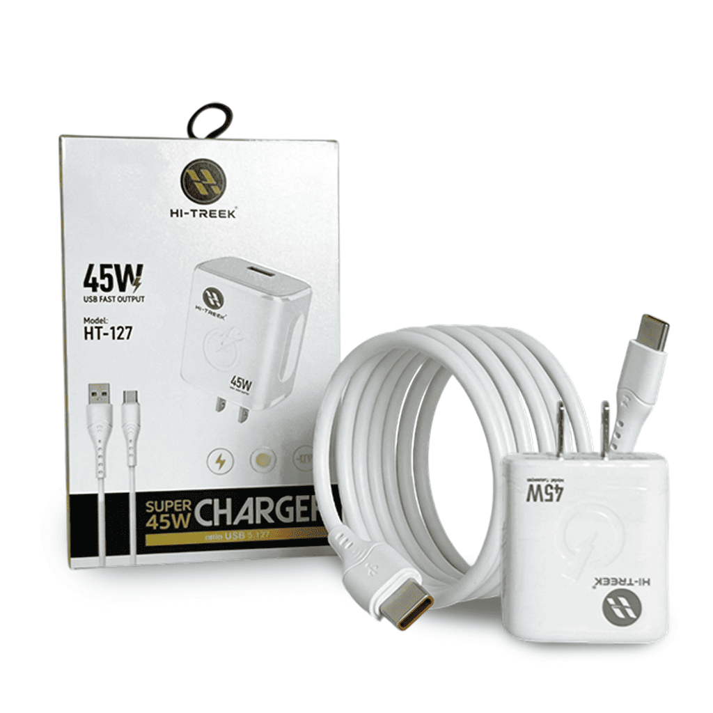 Cargador Hi-Treek HT-127 45W (USB-A a USB-C)