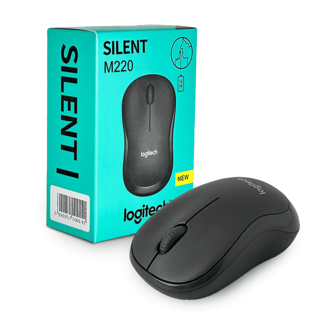 Mouse Inalámbrico Logitech M220 Silent (Tecnología Silenciosa)