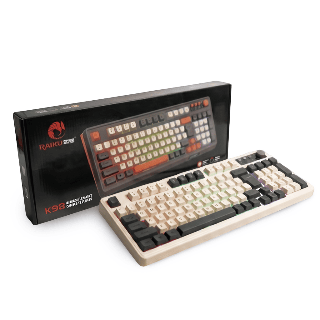Teclado Gaming Raiku K98 | Mechanical Feel & Multimedia