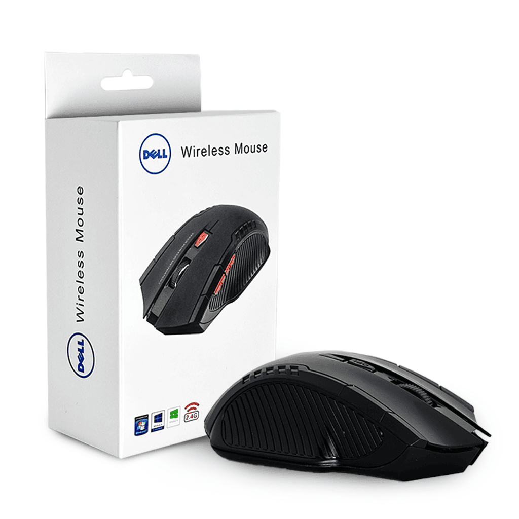 Mouse Inalámbrico Dell DF527 | Diseño Ergonómico Superior | Confort y Estilo para Oficina