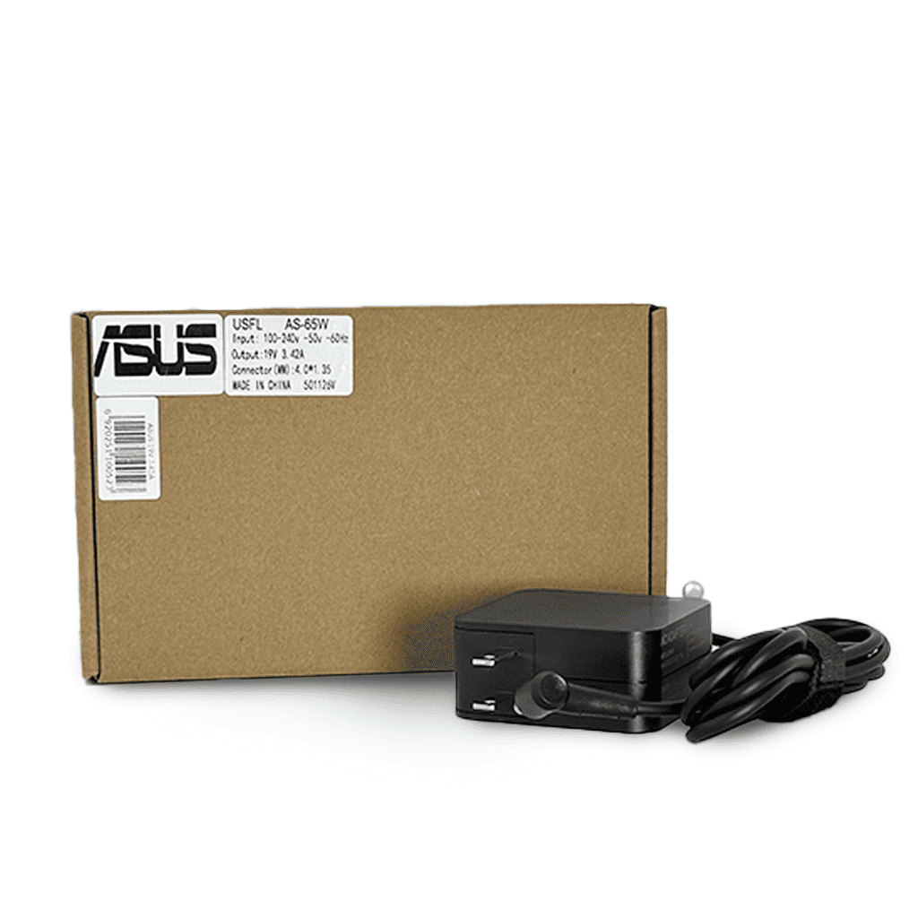 Cargador para Laptop Asus 65W (19V 3.42A) Punta Fina 4.0mm x 1.35mm