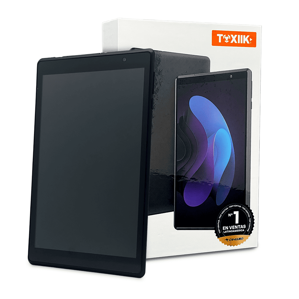 Tablet Toxiik L8 de 8 Pulgadas - 2GB RAM + 64GB ROM con Diseño Ultra Portátil