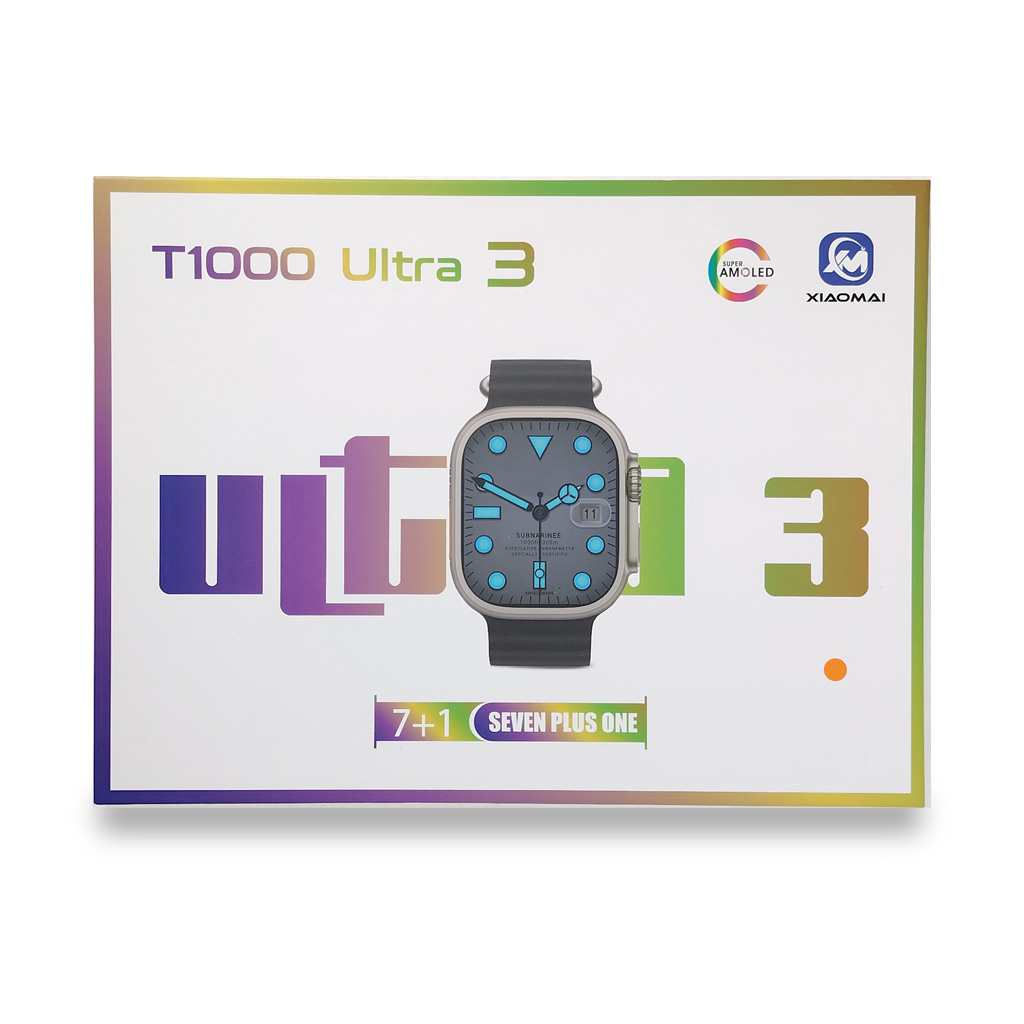 Smartwatch T1000 Ultra 3 | Pantalla Super AMOLED | Combo 7+1 Seven Plus One | Edición Especial Xiaomai - Imagen 2