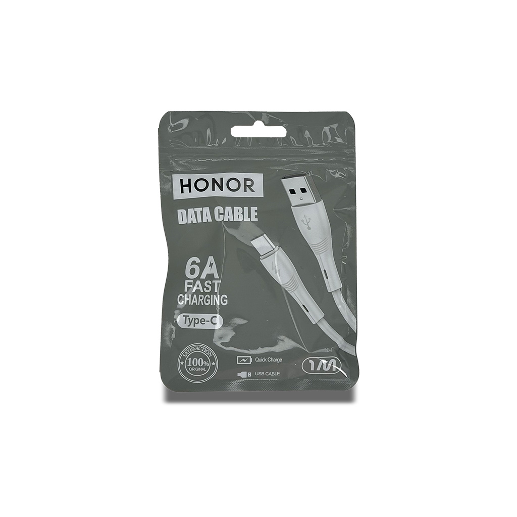 Cable Honor H529 Super Fast Charging 6A | USB-A a Tipo-C