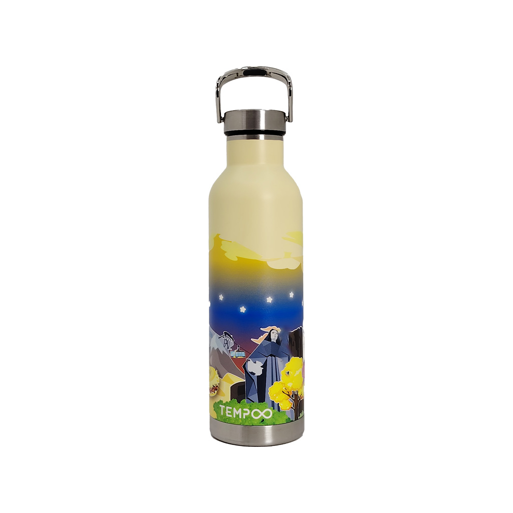 Termo Tempo Venezuela Edición Especial | 500ml | Acero Inoxidable con Aislamiento al Vacío | Tapa con Asa de Transporte