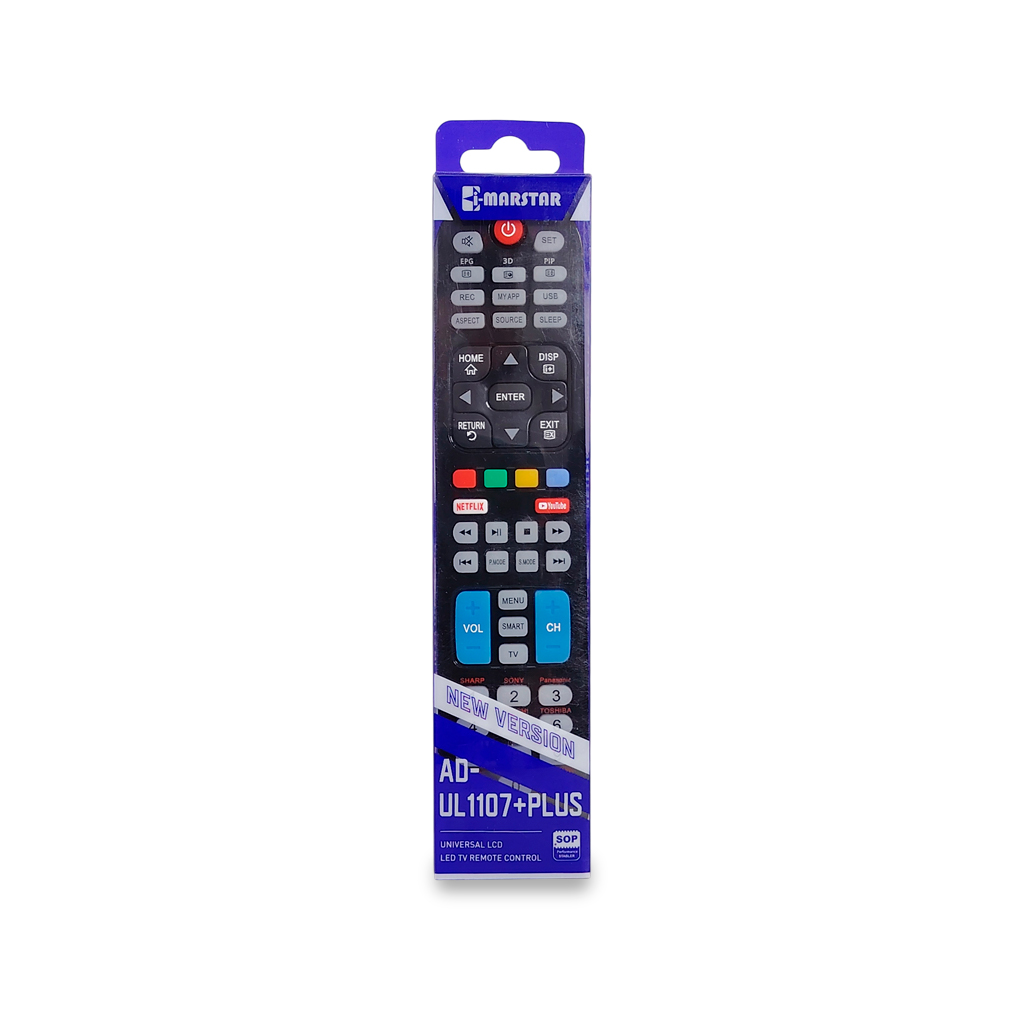 Control Remoto Universal Marstar AD-UL1107+ PLUS para Smart TV