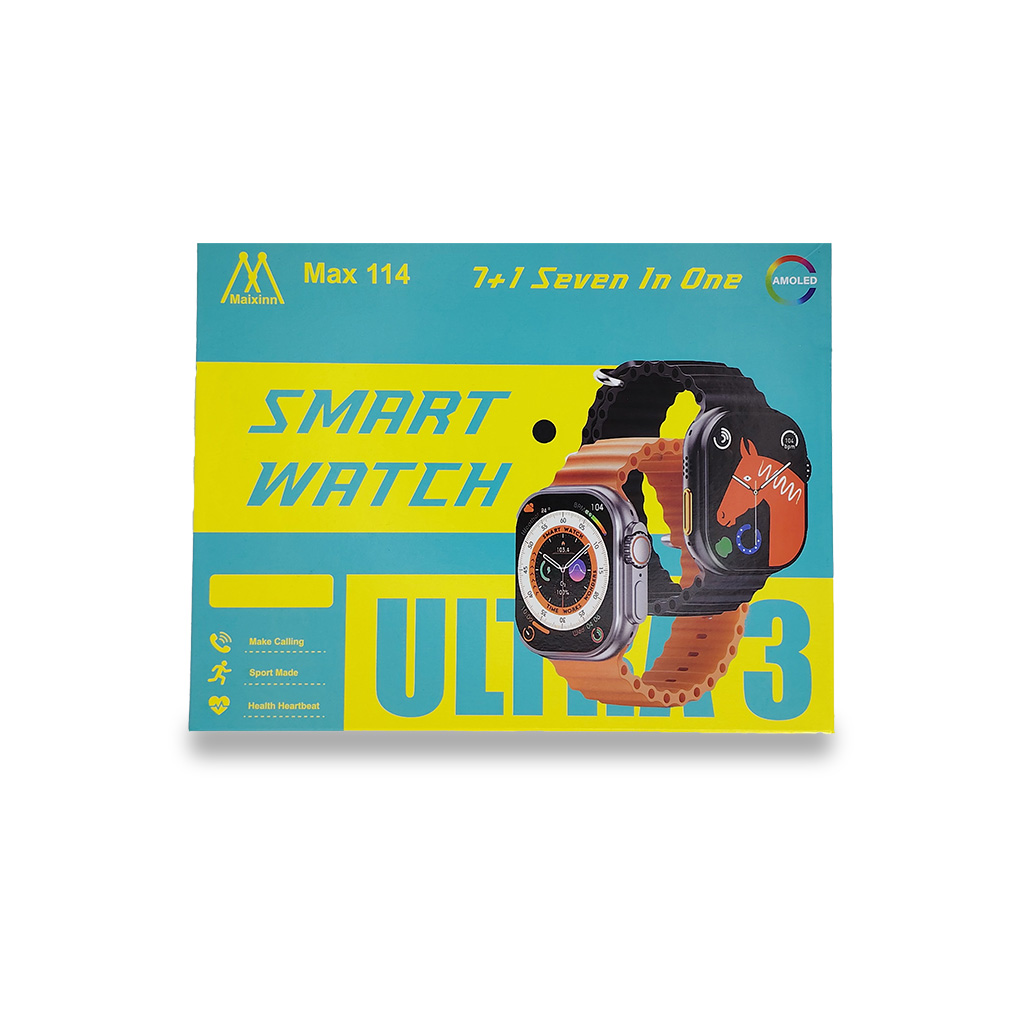 Smartwatch Maixinn Ultra 3 Max 114 | Pack 7 en 1 | Pantalla AMOLED - Imagen 2