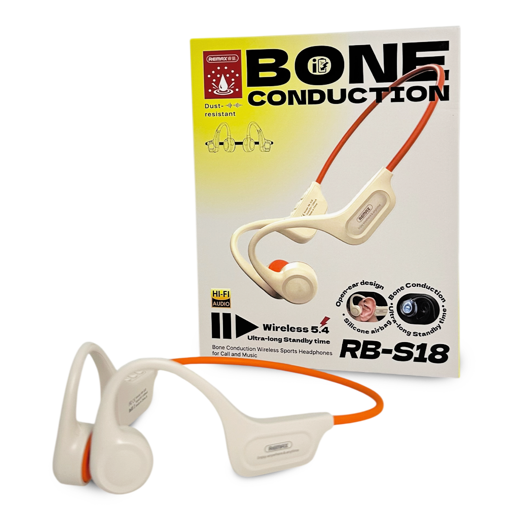 Auriculares Inalámbricos de Conducción Ósea Remax RB-S18 - Diseño Deportivo Ergonómico y Bluetooth 5.0
