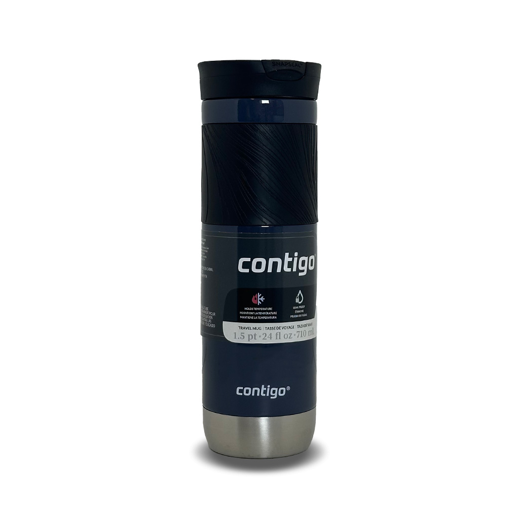 Vaso Termo Contigo Byron 2.0 | 24 oz (710 ml) | Color Midnight Berry | Tecnología SNAPSEAL™