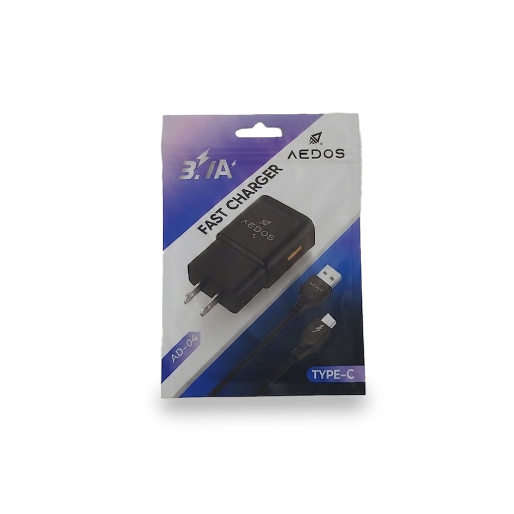 CARGADOR AEDOS AD-04 / USB A TIPO C