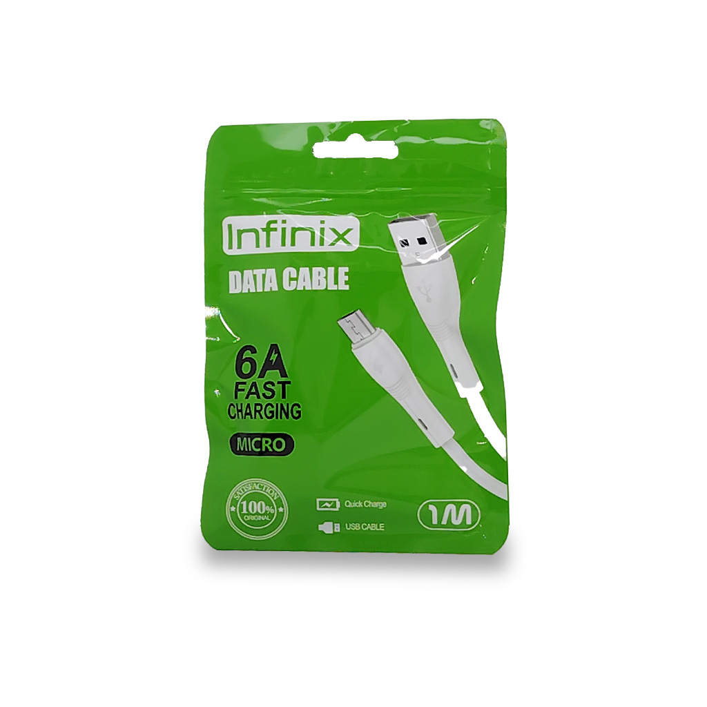 Cable de Datos Infinix X507 USB a Micro-USB | Carga Rápida 6A | Longitud 1 Metro
