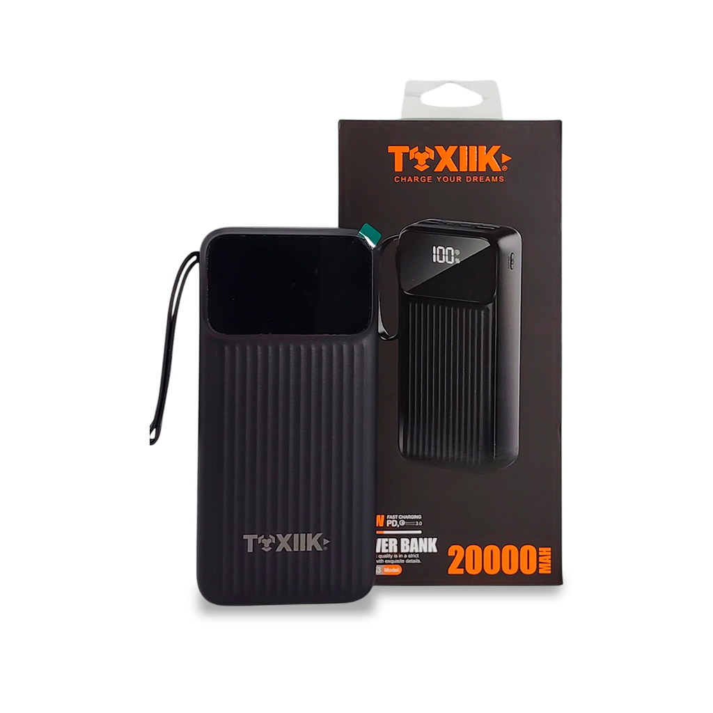 Power Bank Toxiik 20000mAh Super Fast Charging | Modelo TOK-253