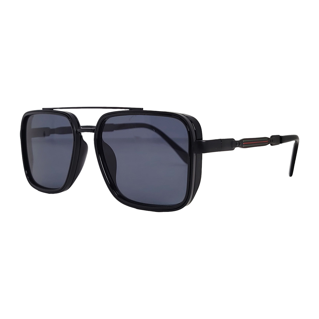 Lentes de Sol Toxiik YX35039 | Montura Híbrida en Negro y Oro Pulido