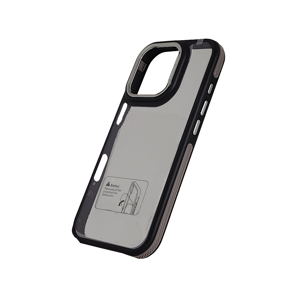 Forro Semitransparente Ahumado para iPhone 16 Pro