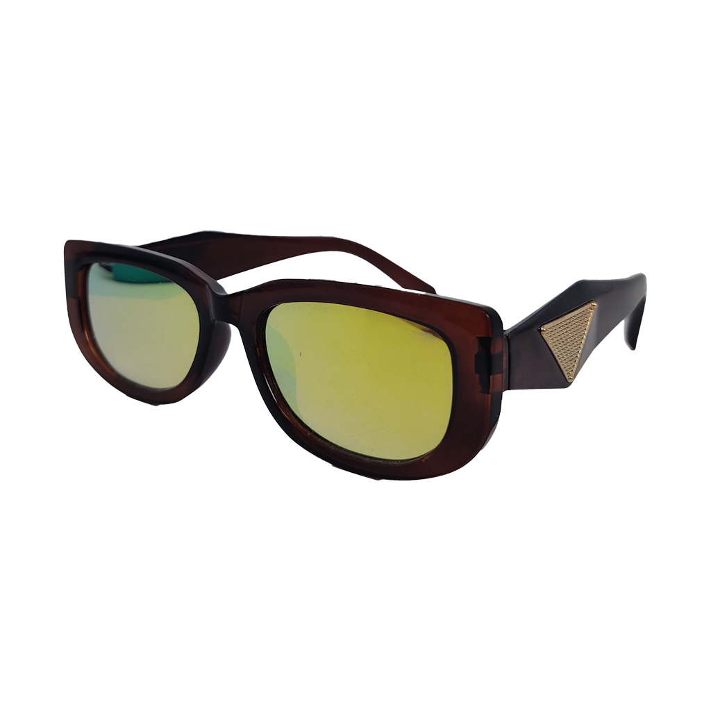 Lentes de Sol Fashion GRX207A | Diseño Rectangular Vintage | Montura Marrón Carey