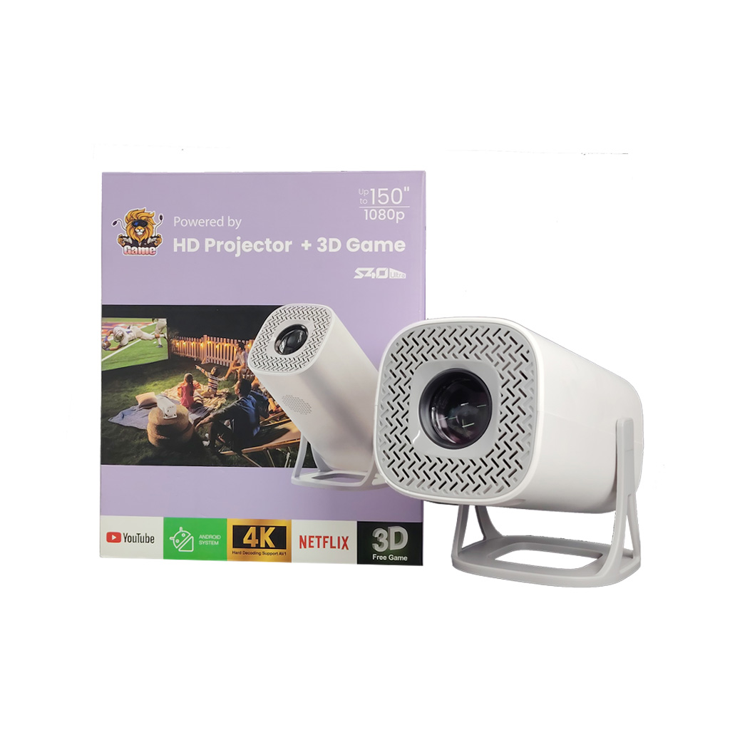 Proyector Inteligente S40 Ultra HD + 3D Game
