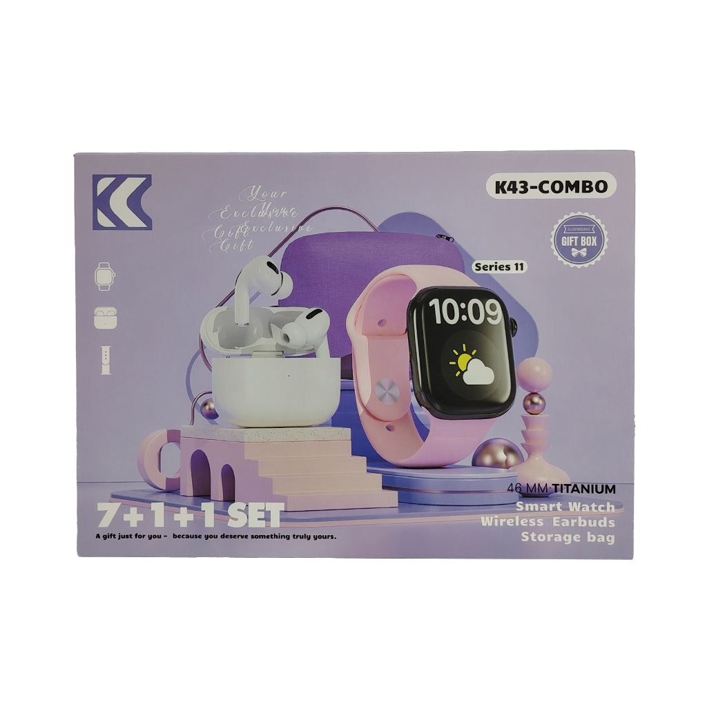 Kit Smartwatch K43-Combo Series 11 - Imagen 2