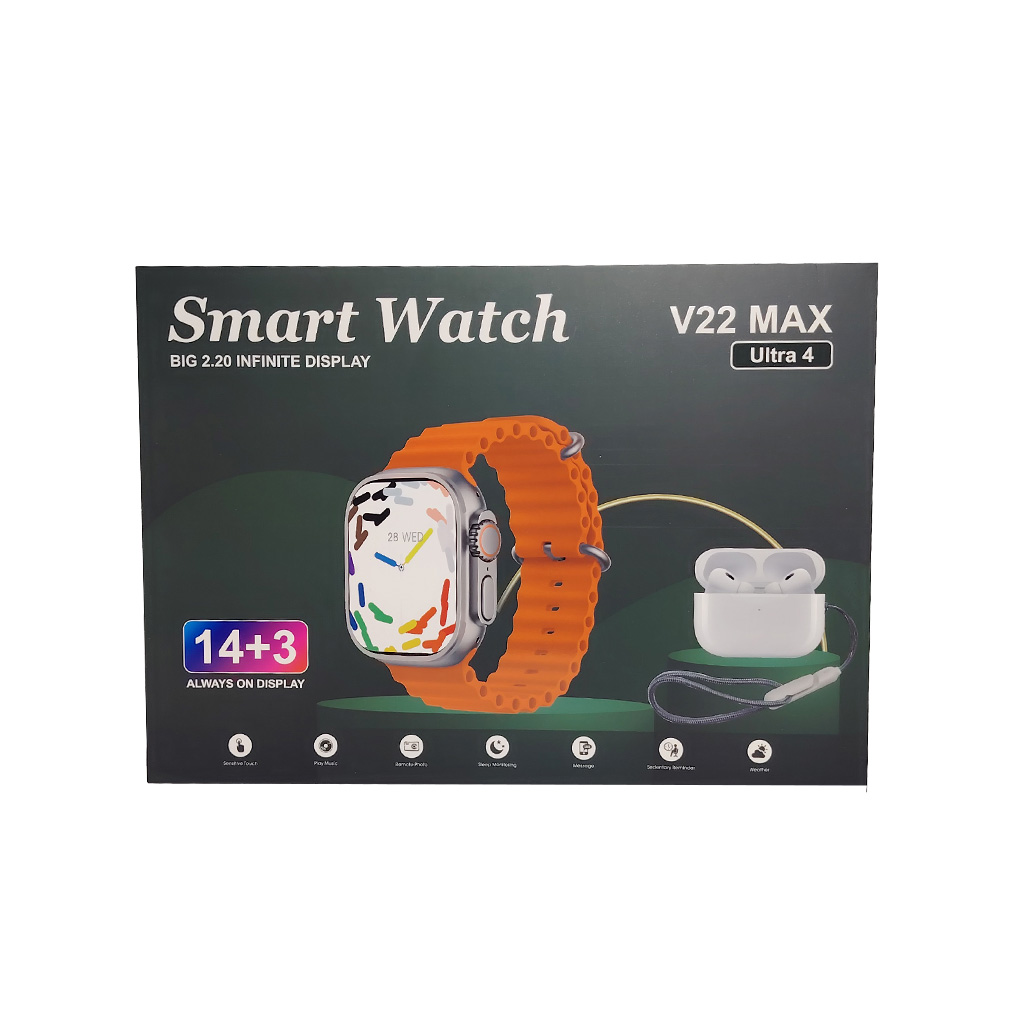 Smartwatch V22 Max Ultra 4 Pantalla Infinita de 2.20" - Imagen 3