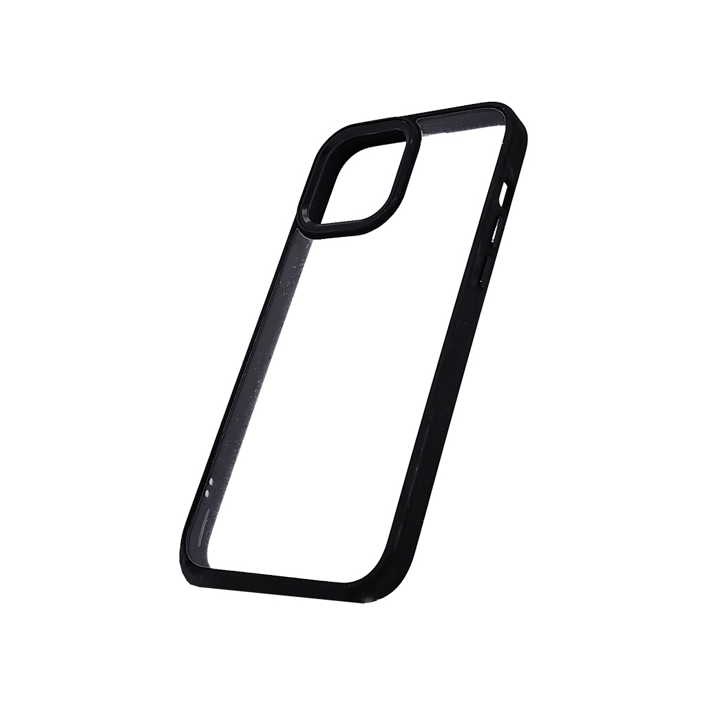 Forro Air Skin para iPhone 13 Pro Max | Transparente Con Borde Negro
