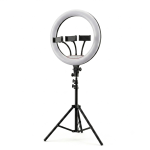 Aro de Luz LED RGB Toxiik (TOK-M45) | 18 Pulgadas (45 cm) | Soporte Triple