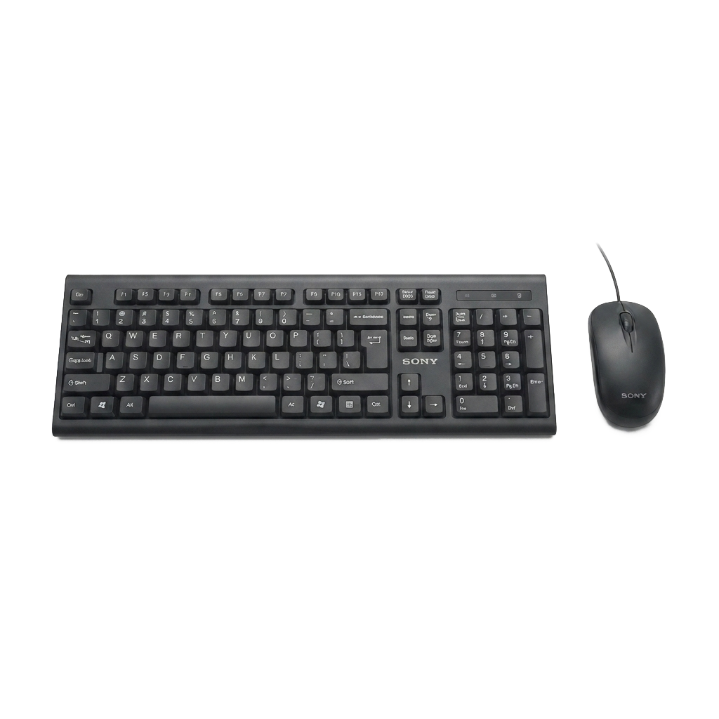 Kit de Teclado Tradicional y Mouse Sony KM515