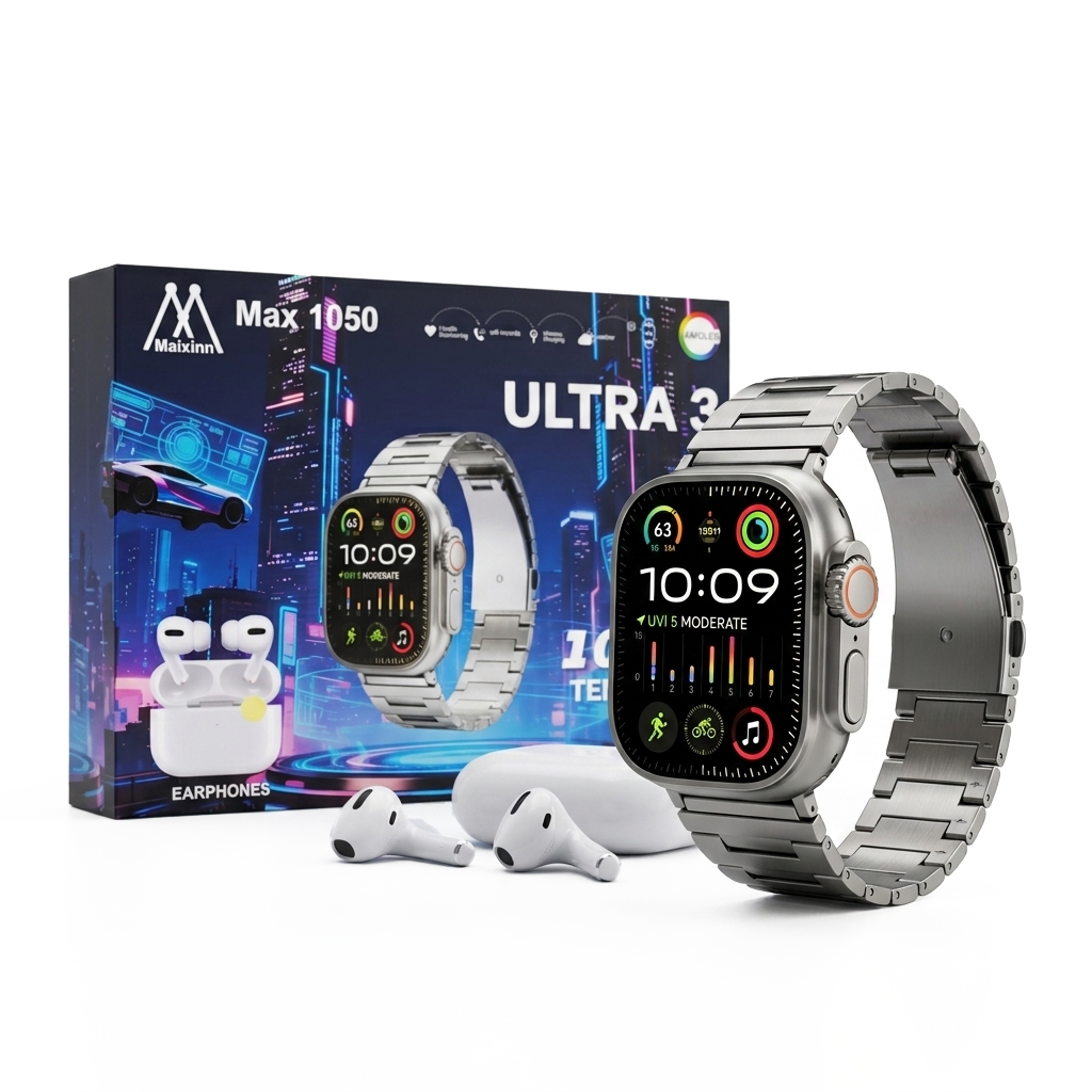 Smartwatch Maixinn Max 1050 Ultra 3 Combo 10+1 - Imagen 2