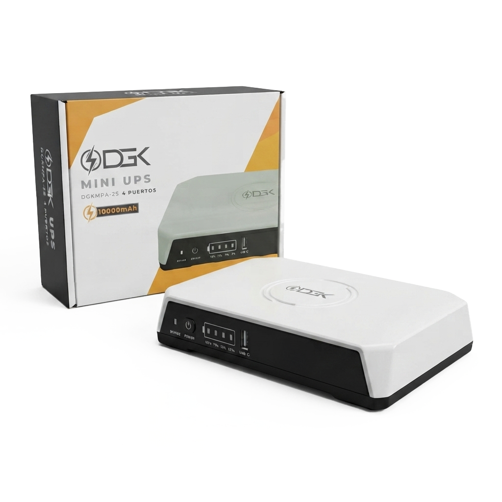 Mini UPS de Respaldo Inteligente DGK DGKMPA-25 10,000mAh 36W - Imagen 2