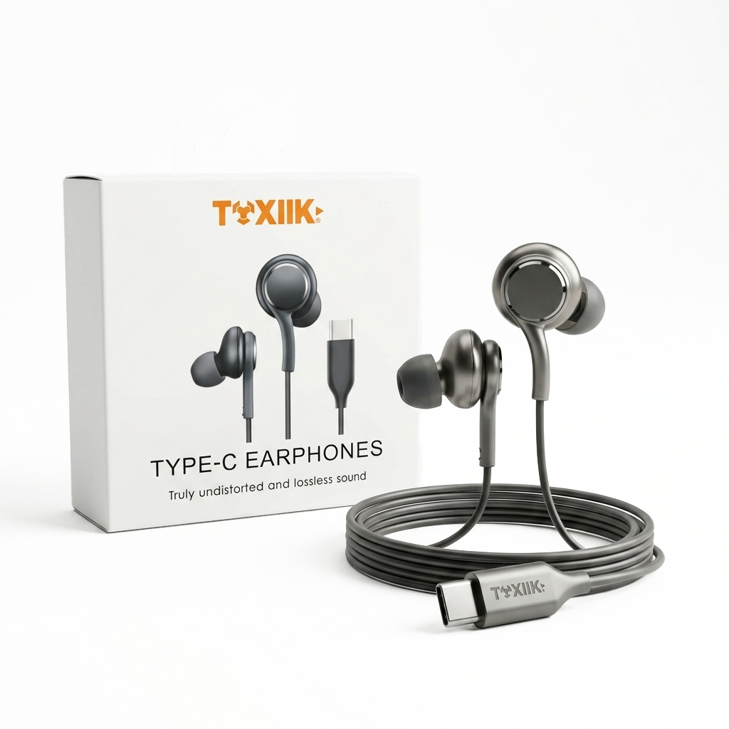 Auriculares In-Ear Toxiik Technology (TOK-E01) | Conector USB Tipo-C - Imagen 2
