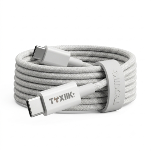 Cable de Carga Toxiik Tipo-C a Tipo-C (240W) | 2 Metros