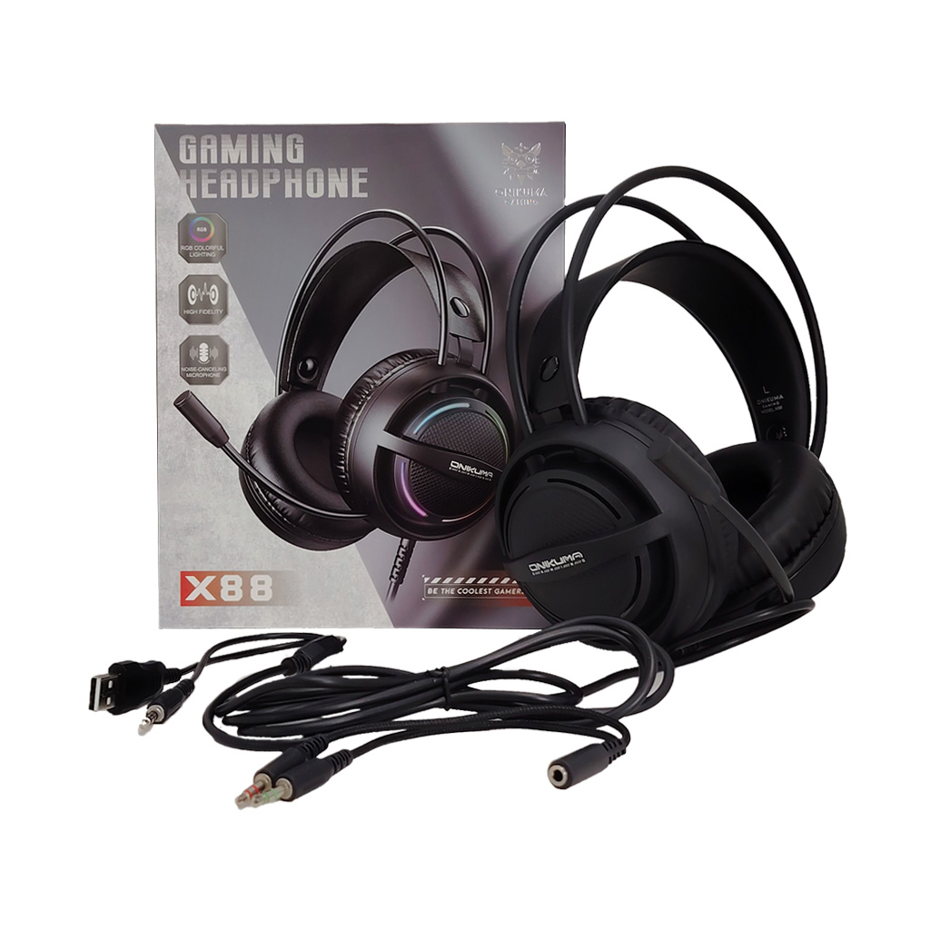 Audífonos Gamer Onikuma X88 Over-Ear | Sonido de Alta Fidelidad - Imagen 2