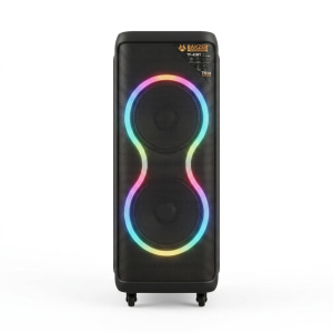 Corneta Inalámbrica Bakzer Golden Edition | Doble Subwoofer de 10"