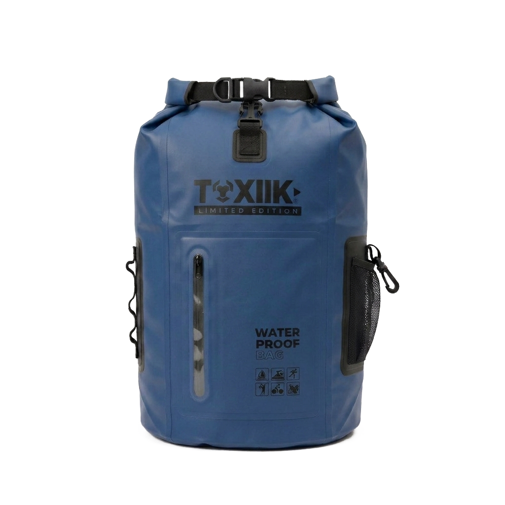 Bolso Impermeable Toxiik | 25 Litros, Cierre Enrollable Anti-Filtraciones - Imagen 4