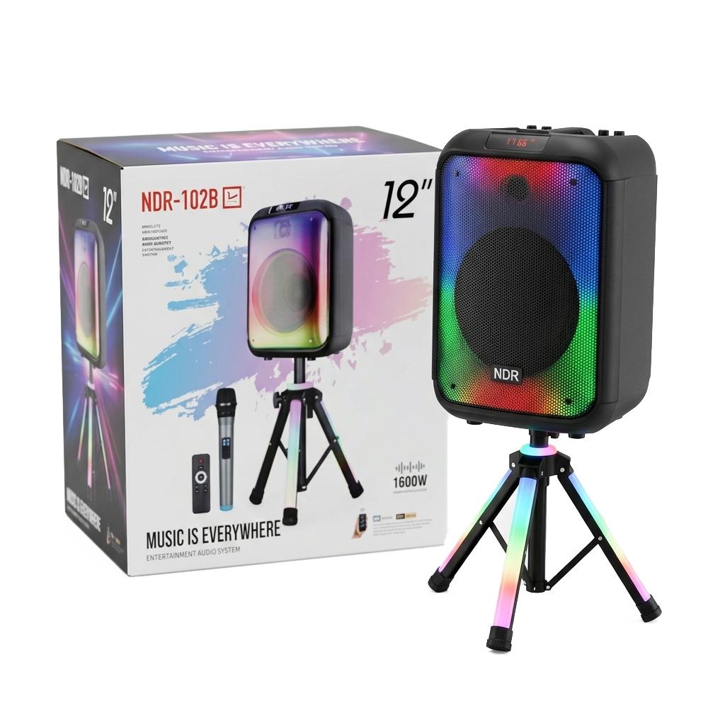 Corneta Inalámbrica | Potencia 1600W PMPO, Woofer de 12 Pulgadas - Imagen 2