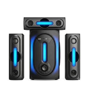 Corneta Toxiik | Potencia de 100W |  1 Subwoofer Principal de 6.5" + 3 Cornetas Satélite de 3"