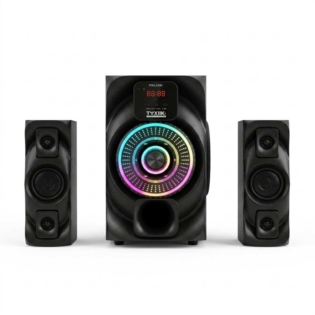 Cornetas Multimedia Toxiik TOK-S327 | Potencia Real de 60W RMS