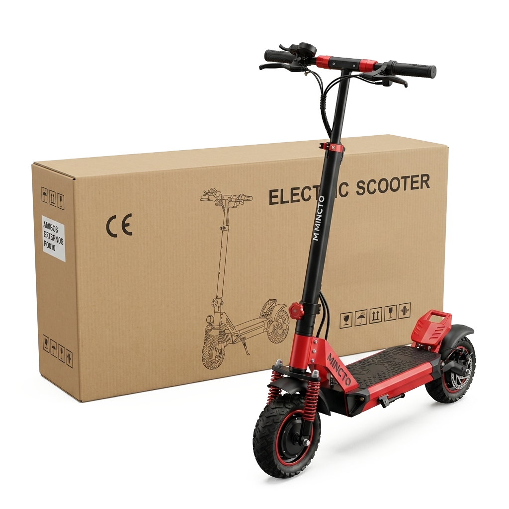 Scooter Eléctrico XM-4 PRO | Doble Suspensión Delantera de Resorte - Imagen 3