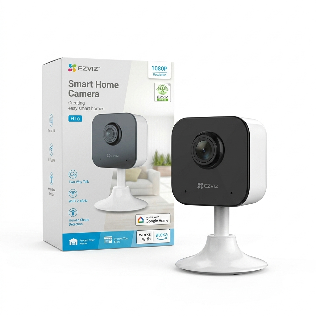 Cámara de Seguridad Interior Wi-Fi EZVIZ H1c (CS-H1C-R101-1G2WR) | Resolución Full HD 1080p - Imagen 2
